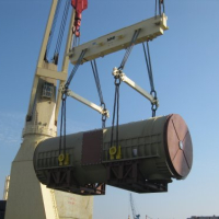1 / 4 Project ex Vlissingen to Lumut - 1 Generator-Stator - 1177x490x464 cm - 447'400 kgs